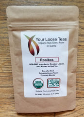 Rooibos Organic Tea - Freshly Sealed Reusable Pouch 