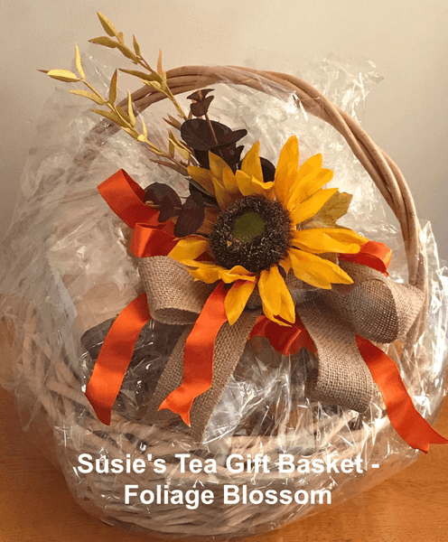 Tea Gift Basket by Susie - Foliage Blossom