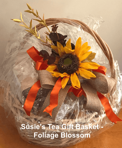 Tea Gift Basket by Susie - Foliage Blossom